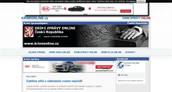 Desktop Screenshot of krimionline.cz